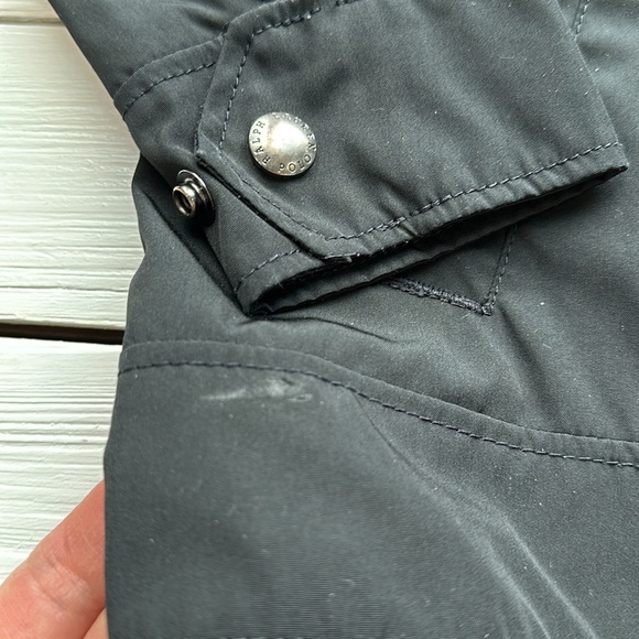 Polo Ralph Lauren Toddler Light Jacket Removable Hood Black size 2T - Picture 4 of 9